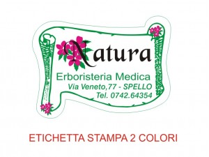 Etichette adesive per erboristerie, cosmetica, cosmesi (mm 45X33)  (cod.18M )